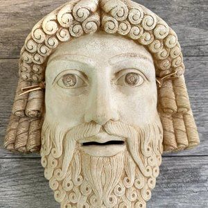Zeus mask - Ancient Greece First Theater - King of Gods Ruler of Sky and Thunder